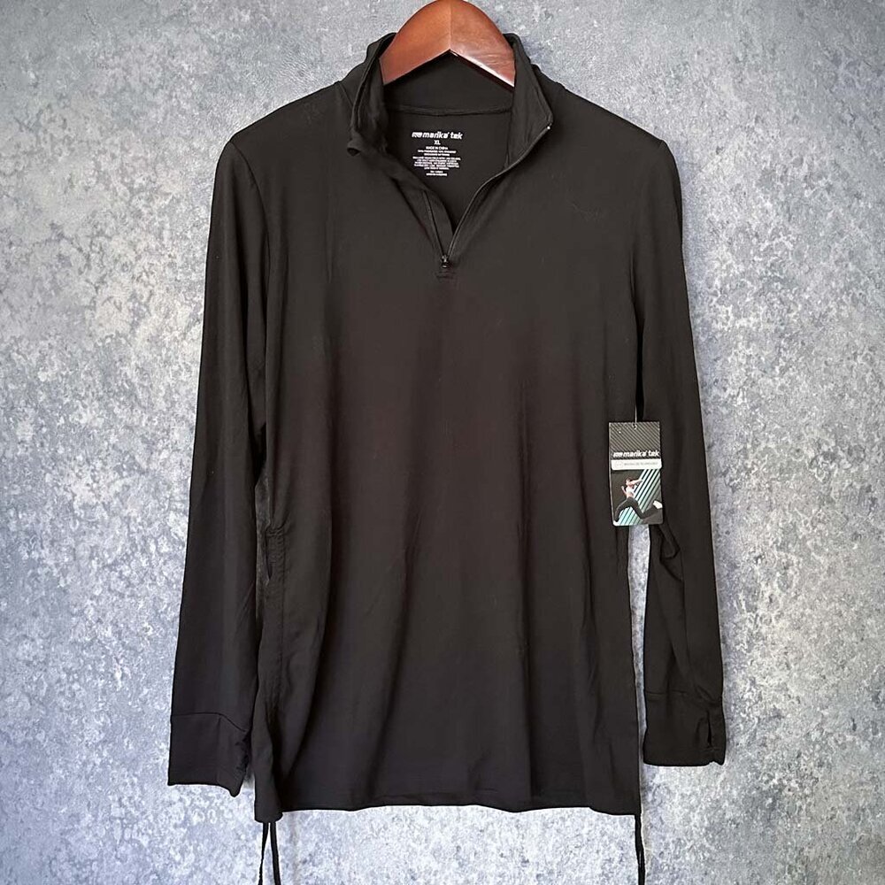 Marika TeK Top, Ruched Long Sleeve, XL, NWT